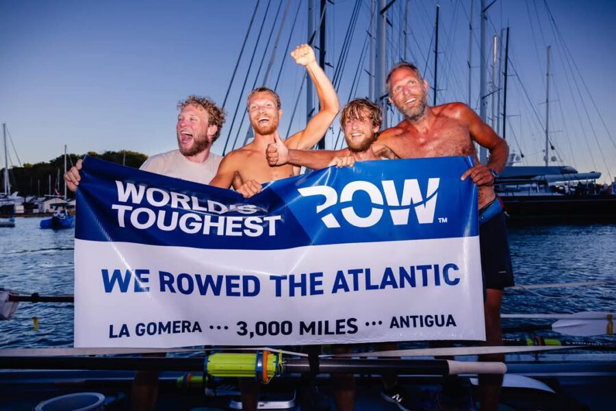 Team Row4Cancer, winners of World’s Toughest Row 2024