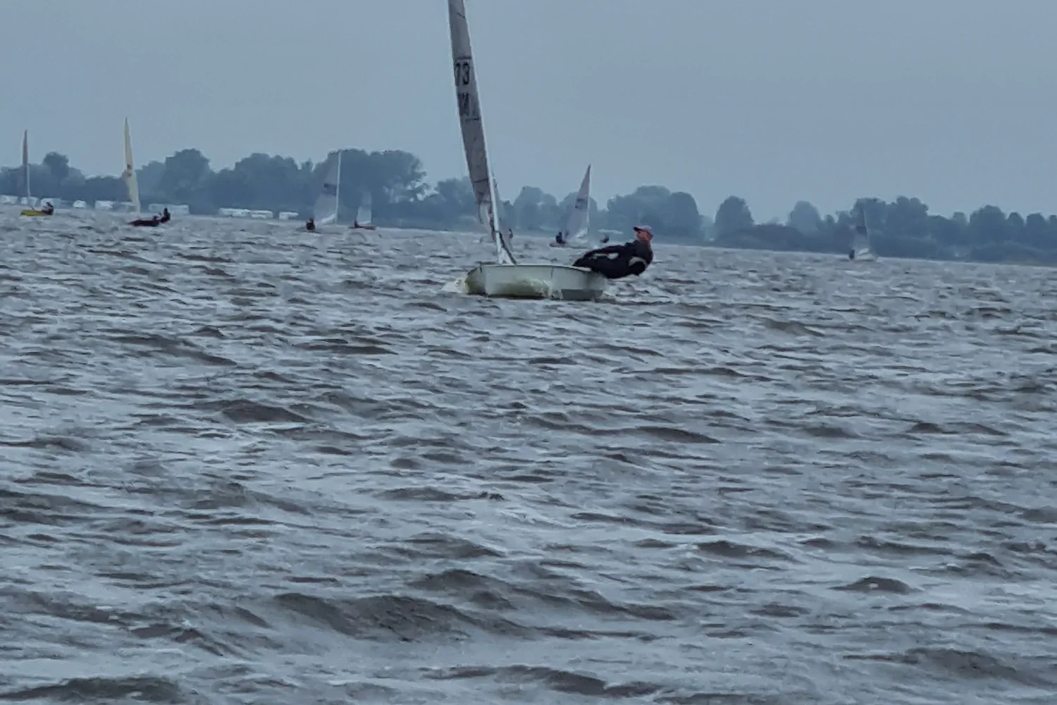 Sailboats on the water