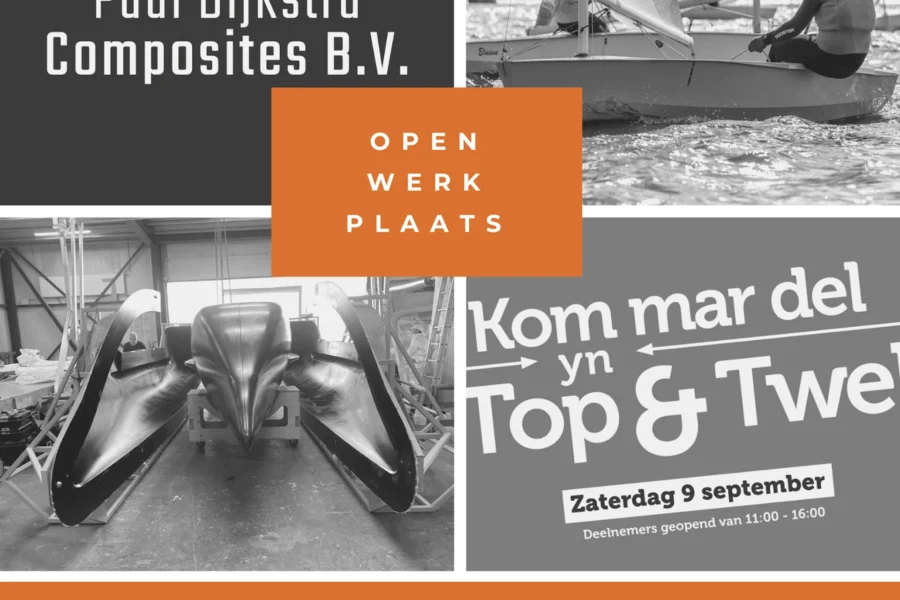 Announcement of the open workshop during Kom mar del in Top en Twel