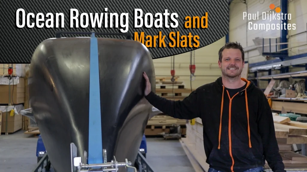 Video thumbnail about ocean rowing boats and Mark Slats
